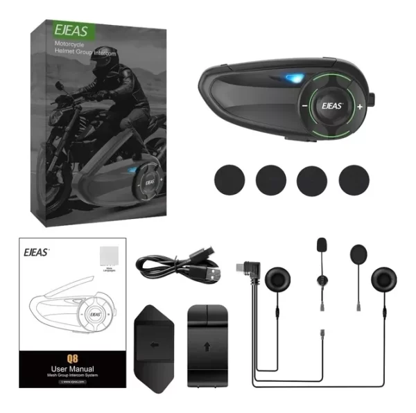 Intercomunicador Ejeas Q8 1000m - Imagen 2
