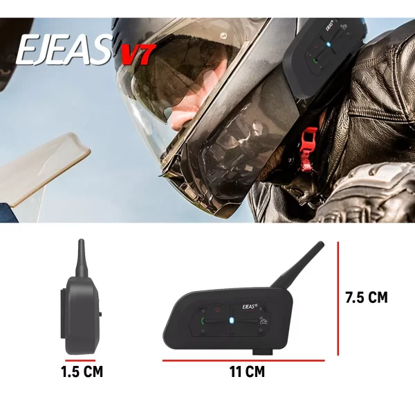Intercomunicador Ejeas V7 - Imagen 4