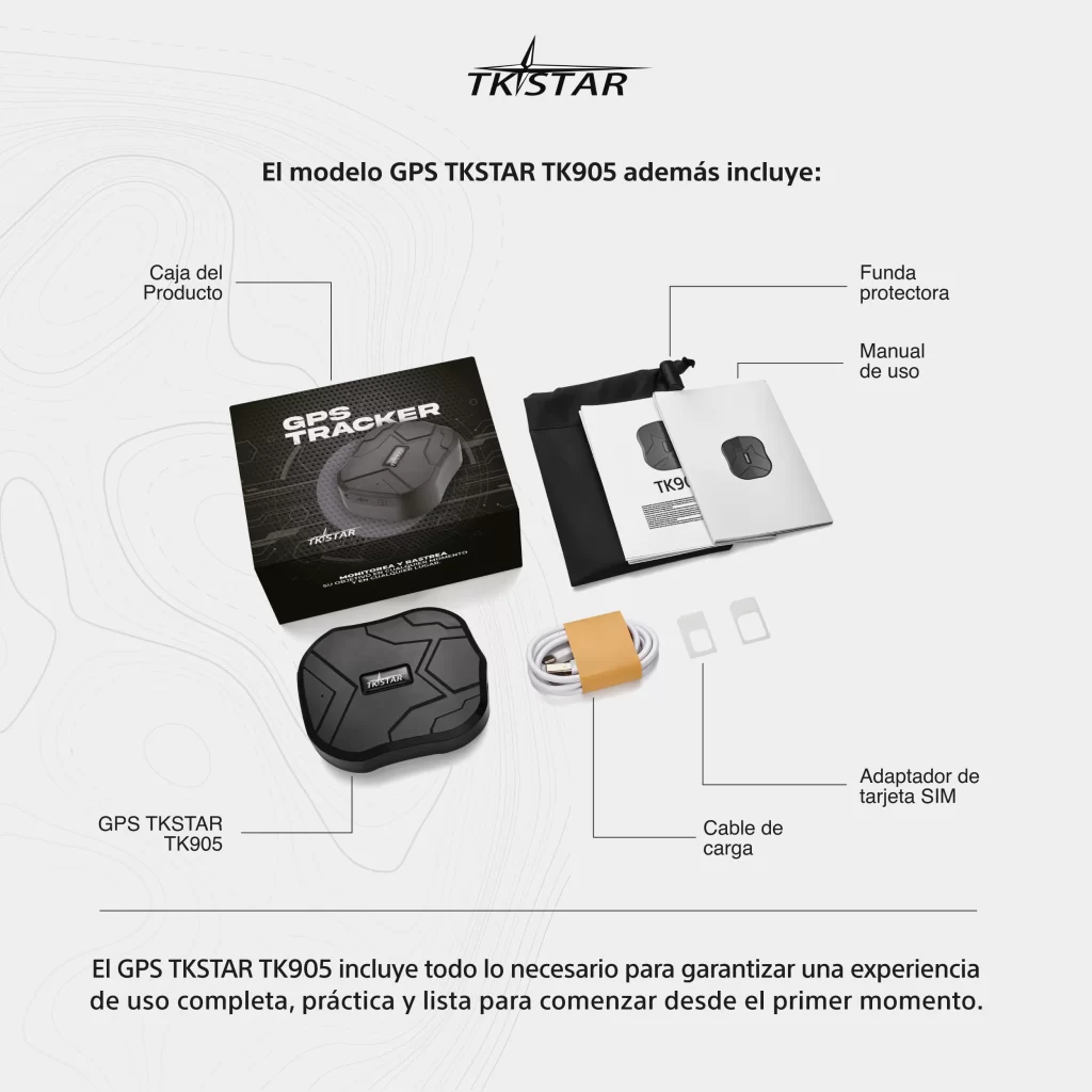 GPS Tracker 2G Localizador Imán Batería 5000mAh