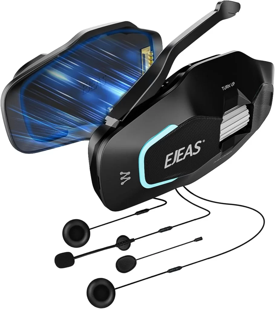 Intercomunicador Ejeas X10 Negro Mesh 5G