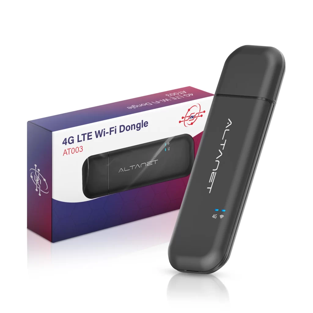 Módem Router Portátil USB 4G LTE Wi-Fi Negro