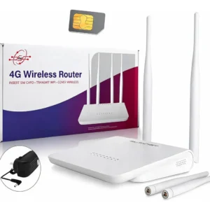 Módem Router Wi-Fi 4G AltaNet SMA ETH31 3Lan + 1Wan Blanco