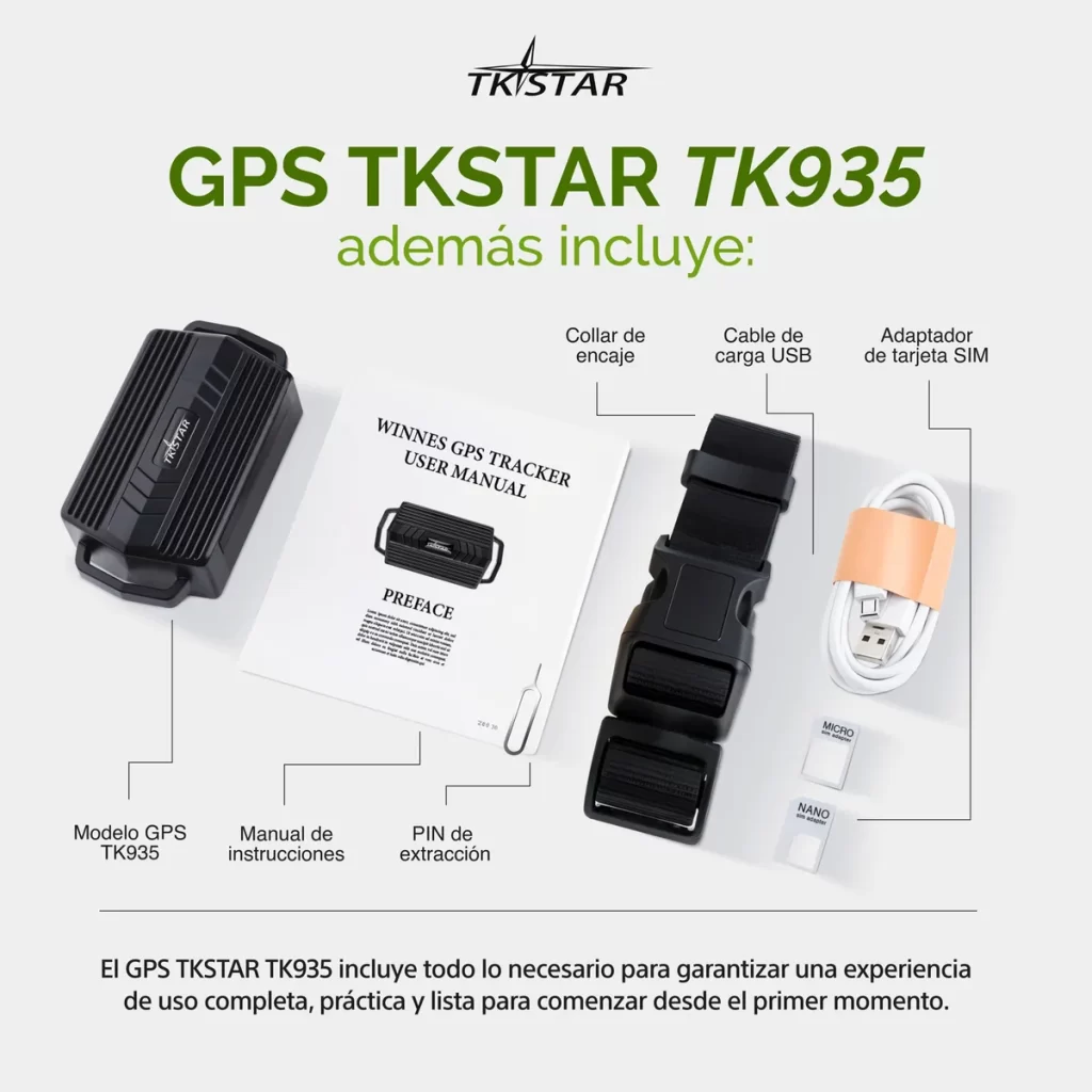 GPS Tracker Localizador TK935 para Ganadería
