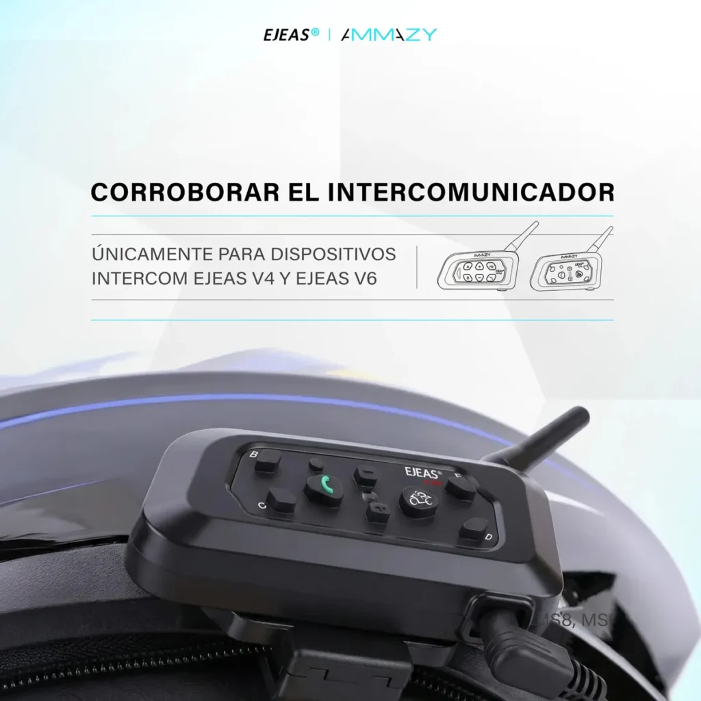 Clip de Sujeción para Intercomunicador Ejeas V4 y V6