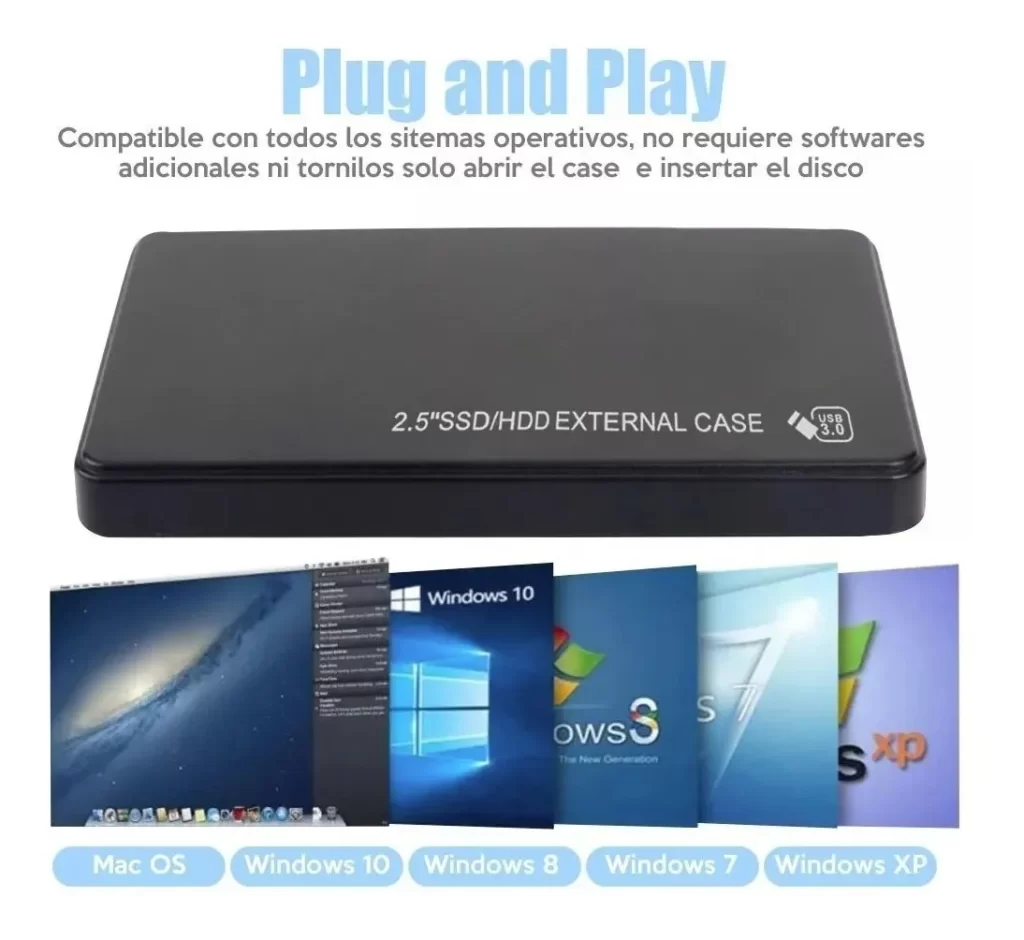 Carry Disk USB 3.0 para HDD y SSD 2.5"