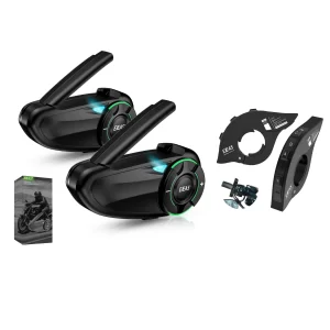 combo intercomunicadores EJEAS 2xQ8 con control remoto EUC