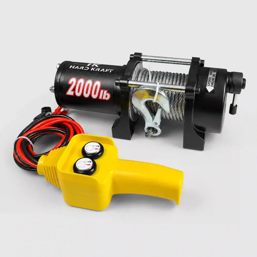 Malacate Eléctrico Hardkraft HK-DW2000 12V 2000 lb