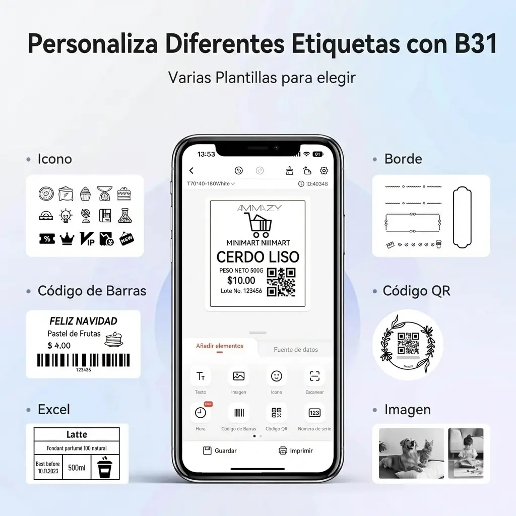 Impresora Térmica Portátil Niimbot B31