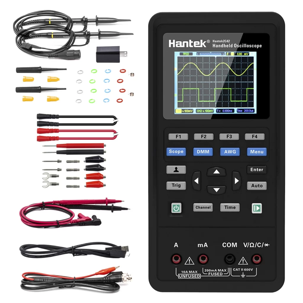 Osciloscopio Portátil Hantek 2C42