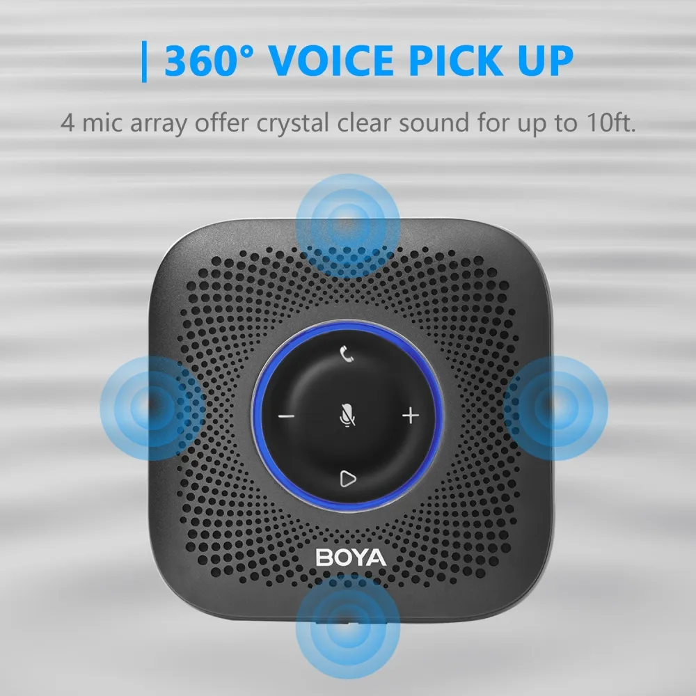 Micrófono & Speakerphone BOYA Blobby Pro – 360° Conferencias