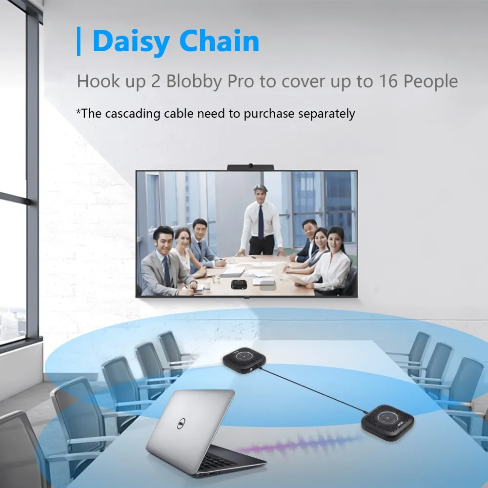 Micrófono & Speakerphone BOYA Blobby Pro – 360° Conferencias