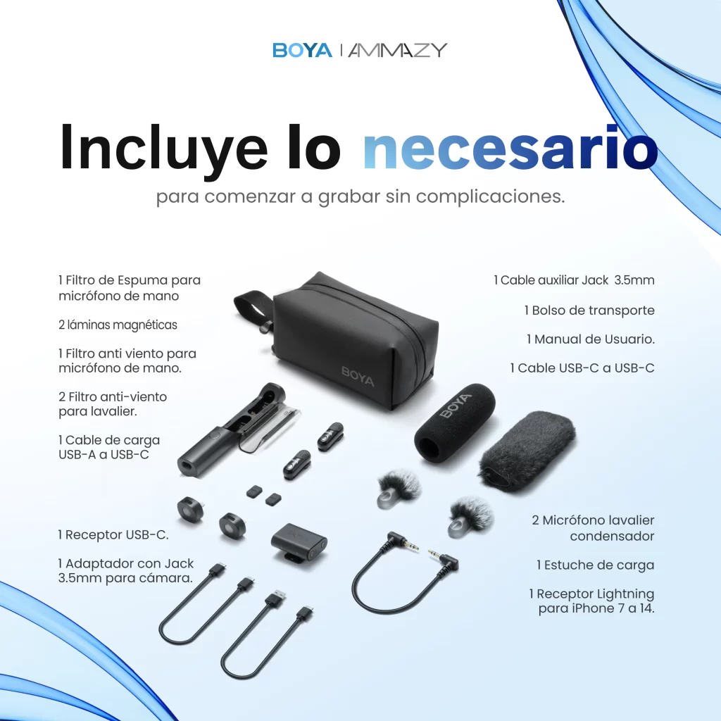 Micrófono Inalámbrico BOYA Magic 05 USB-C