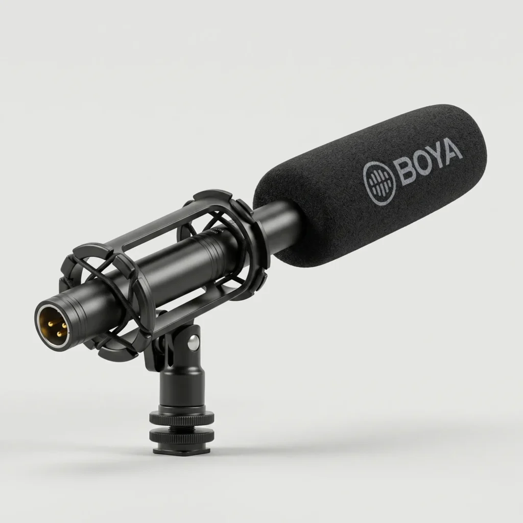 Micrófono BOYA BY-BM6060 – Shotgun Super-Cardioide XLR