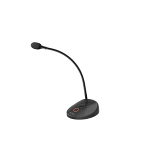 Micrófono cardioide BOYA BY-GM12 con botón mute y cuello de cisne