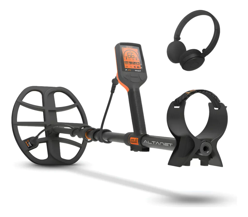 Detector Quest X10 IDmaxX con auriculares inalámbricos