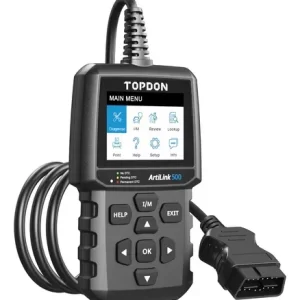 Escáner automotriz Topdon ArtiLink500 con pantalla LCD 2.8 pulgadas