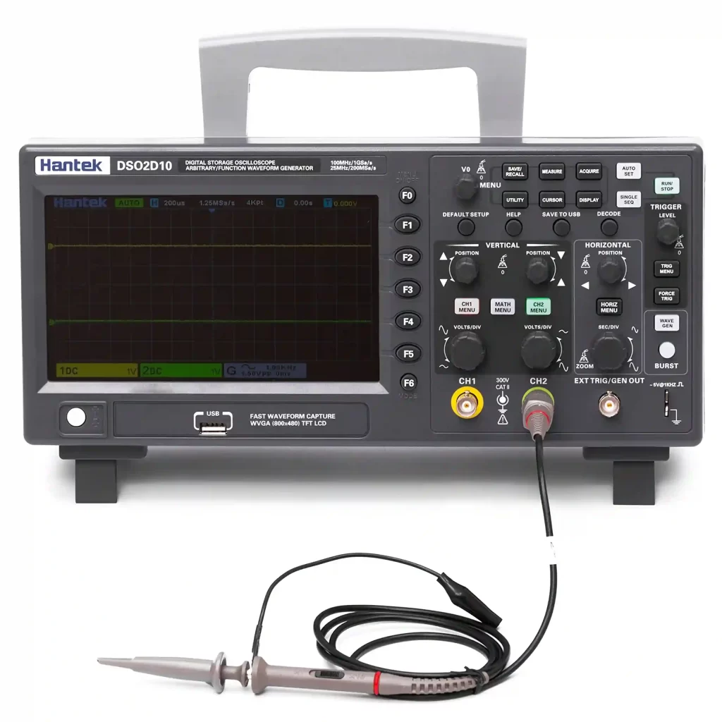 Osciloscopio Digital Hantek DSO2D10