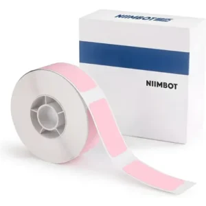 Etiquetas Rotuladora Impresora Termica 12x40mm Niimbot D110 Rosa