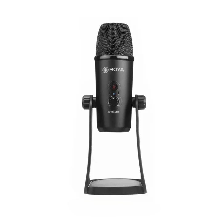 Micrófono USB Boya BY-PM700 con soporte metálico de escritorio