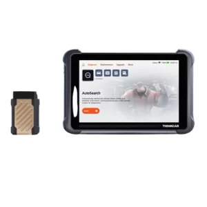 Escáner automotriz Thinkcar THINKTOOL 191 vista frontal con pantalla táctil