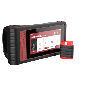 Escáner automotriz Thinkcar THINKTOOL Lite vista frontal con pantalla táctil