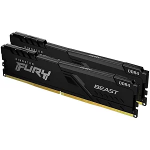 Módulo de memoria HyperX FURY Beast DDR4 3200MHzMódulo de memoria HyperX FURY Beast DDR4 para escritorio con velocidades de hasta 3200MHz y capacidades de 8GB, 16GB y 32GB.Módulo de memoria HyperX FURY Beast DDR4 para escritorio con velocidades de hasta 3200MHz y capacidades de 8GB, 16GB y 32GB.