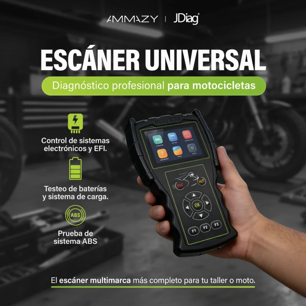 Scanner Universal Para Motos JDiag M100Pro