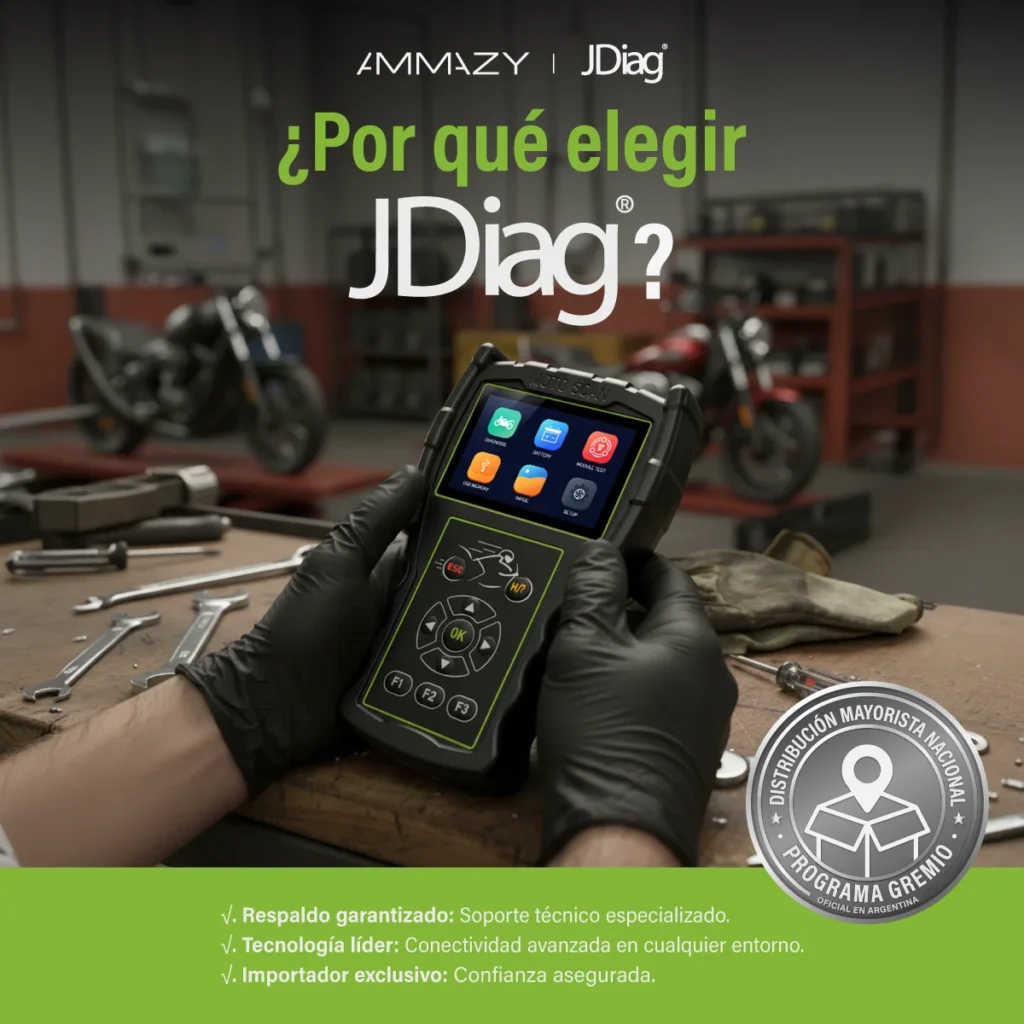 Scanner Universal Para Motos JDiag M100Pro