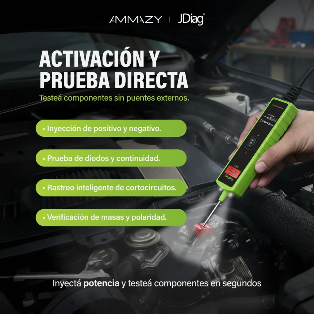 Escáner Eléctrico Automotriz P60 TopDiag
