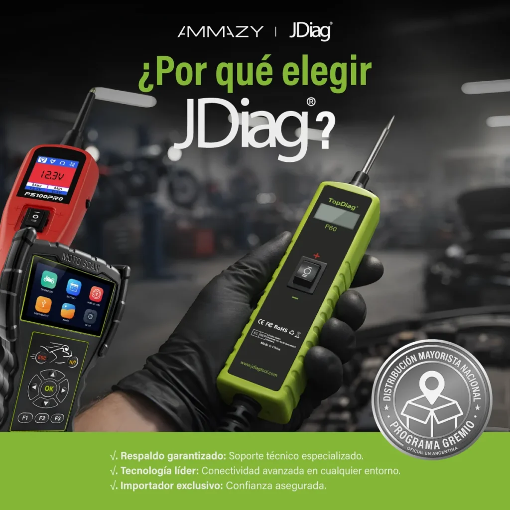 Escáner Eléctrico Automotriz P60 TopDiag