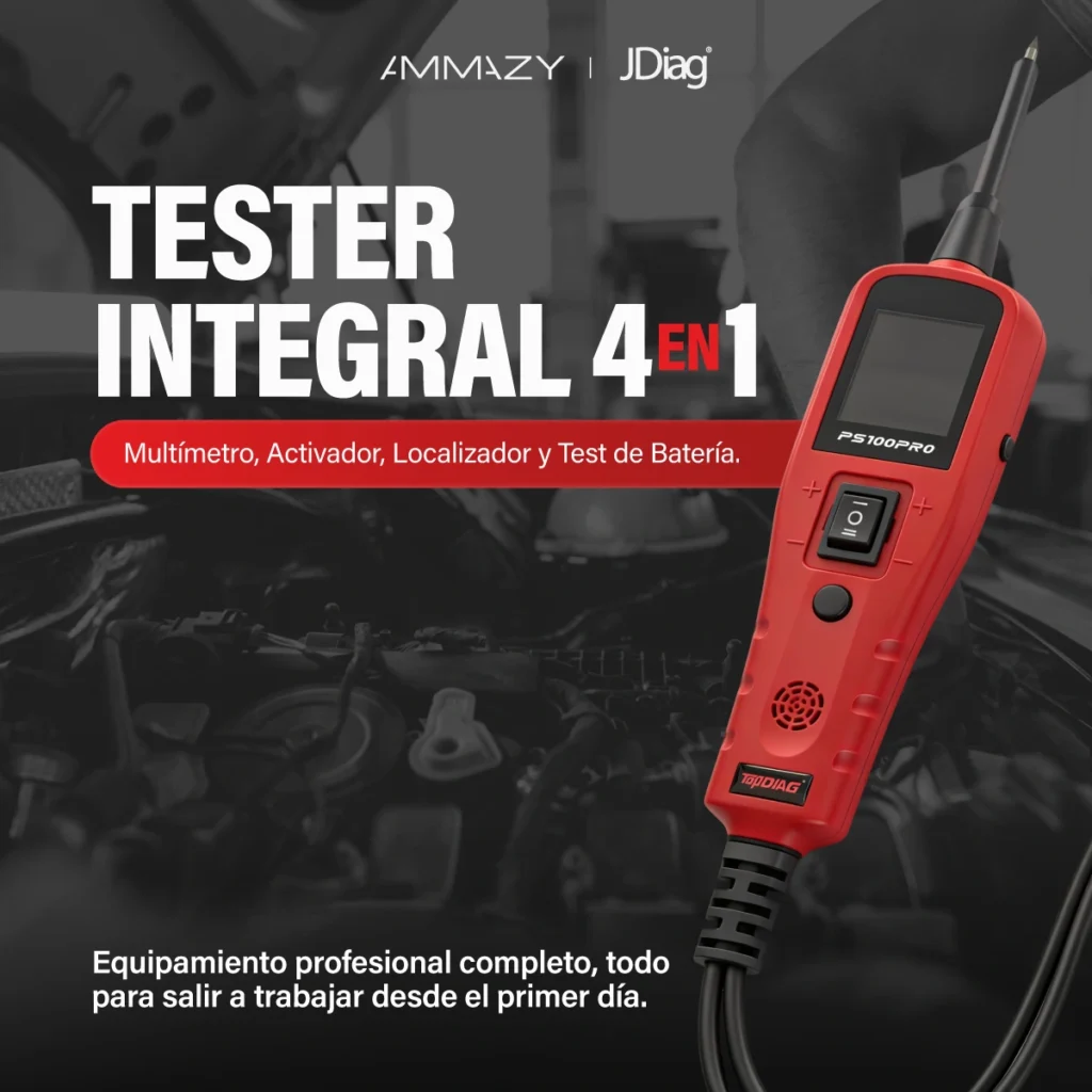 Probador de Circuitos JDiag PowerScan PS100 Pro