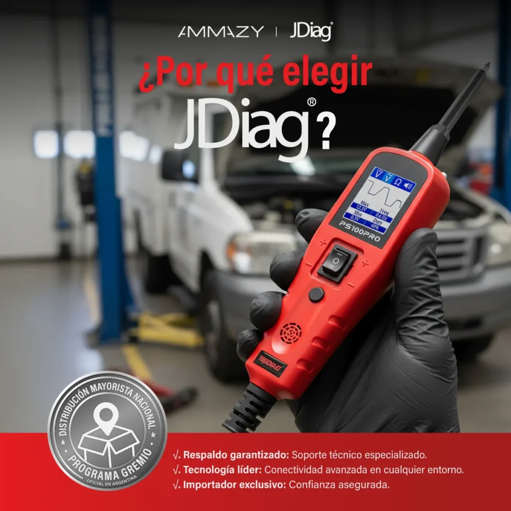 Probador de Circuitos JDiag PowerScan PS100 Pro