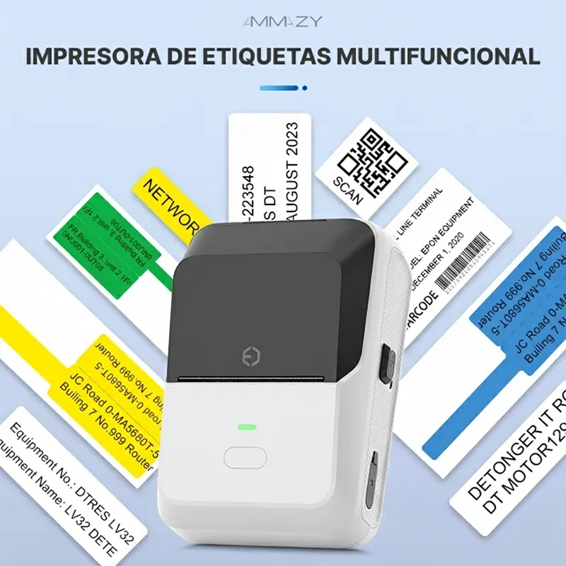 Etiquetadora Portátil Detonger P2 Bluetooth Térmica