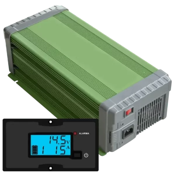 cargador automático 24V 45A con panel remoto