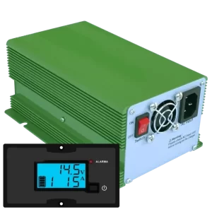cargador automático 24V 7A con panel remoto