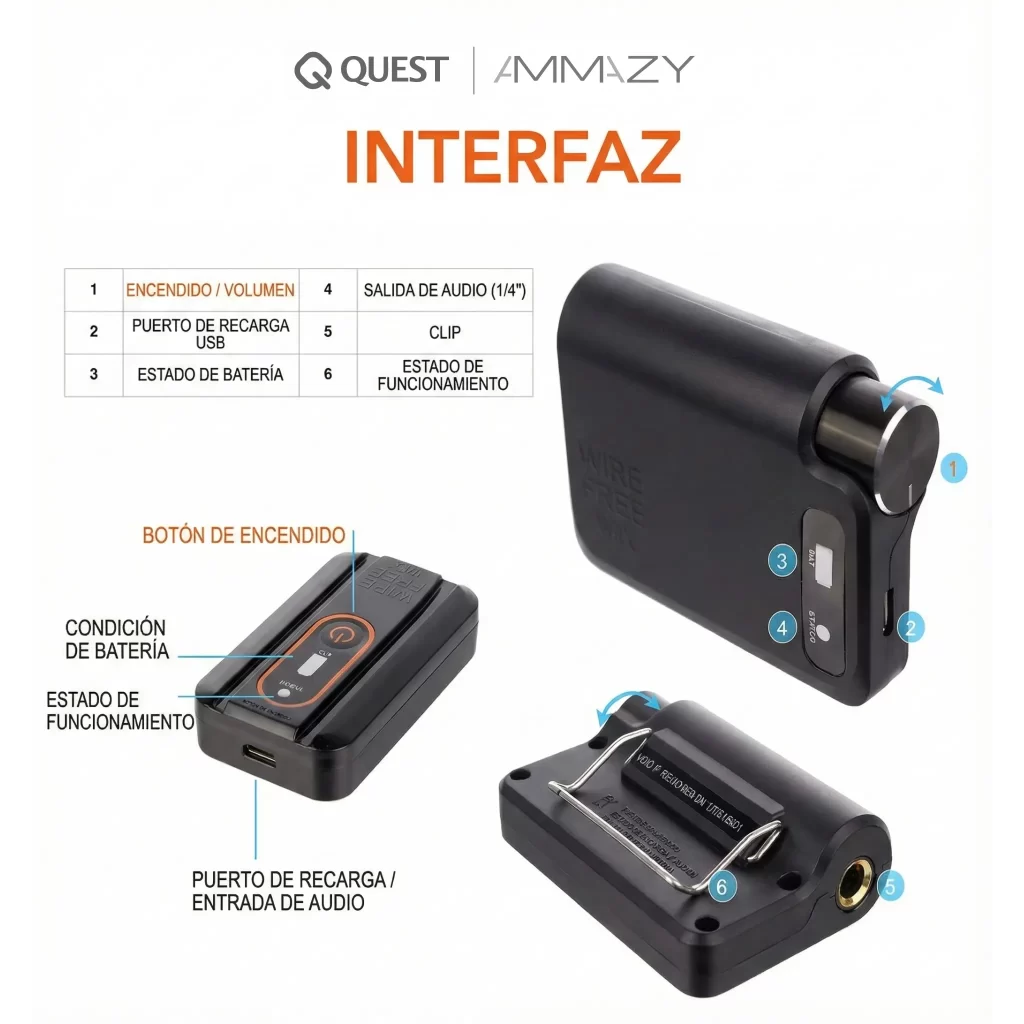 Kit Inalámbrico Quest WireFree Mate