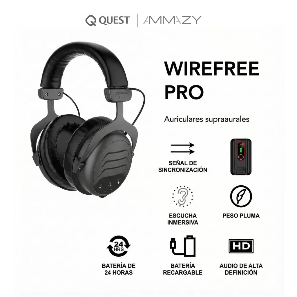 Auriculares Inalámbricos Quest WireFree Pro