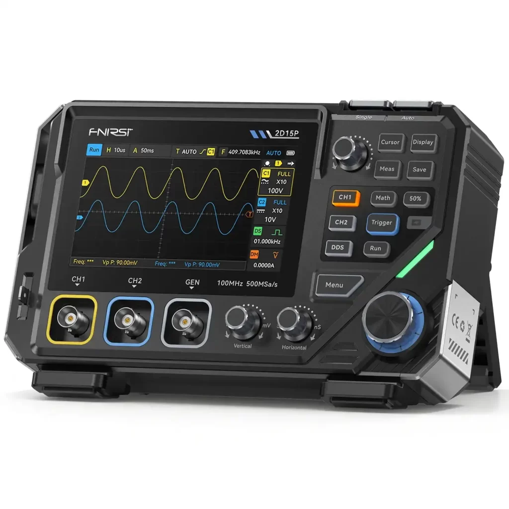 FNIRSI-2D15P Osciloscopio Digital 150MHz 2 Canales + Generador