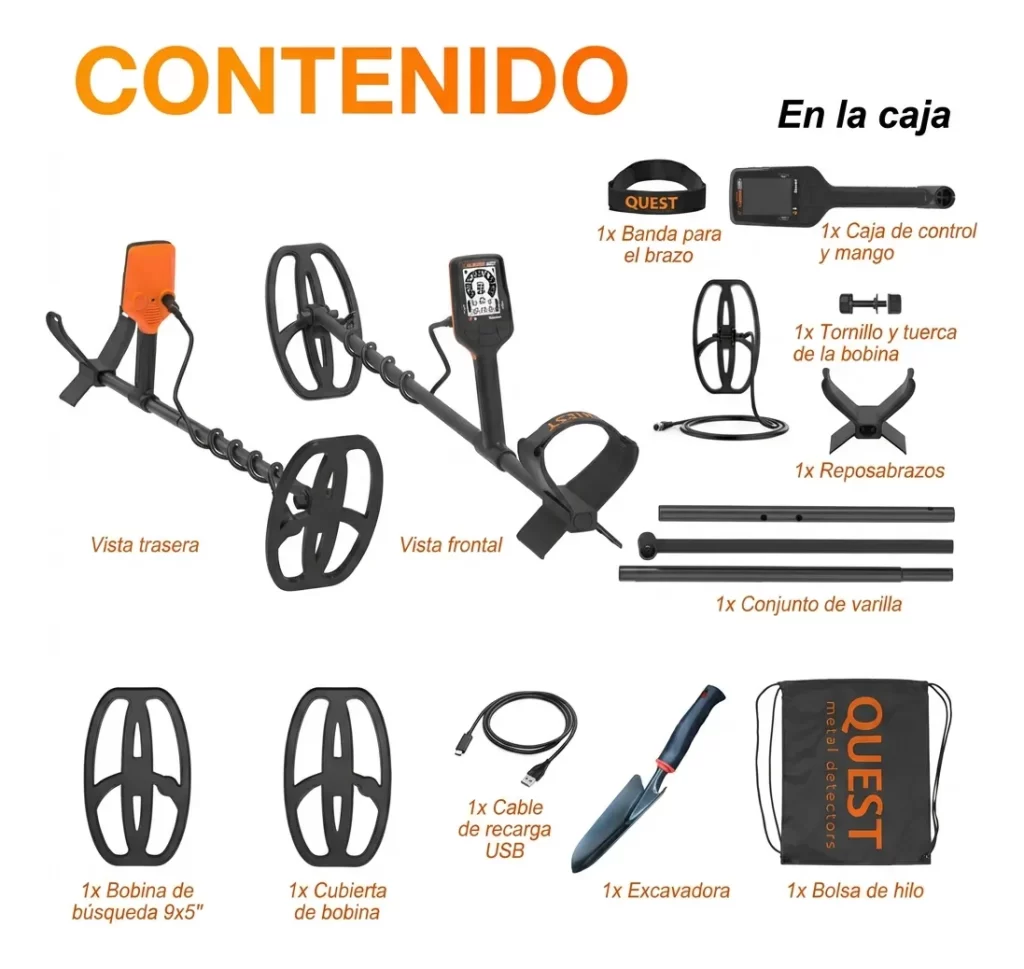 Detector de Metales Quest X1 IDmaxX