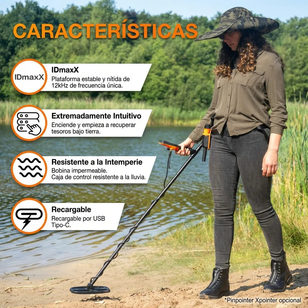 Detector de Metales Quest X1 IDmaxX