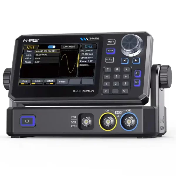 FNIRSI TSG6020 Generador de Señales DDS 20MHz Doble Canal