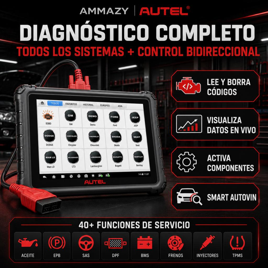 Scanner Automotriz Autel MaxiDAS DS900 + PS100