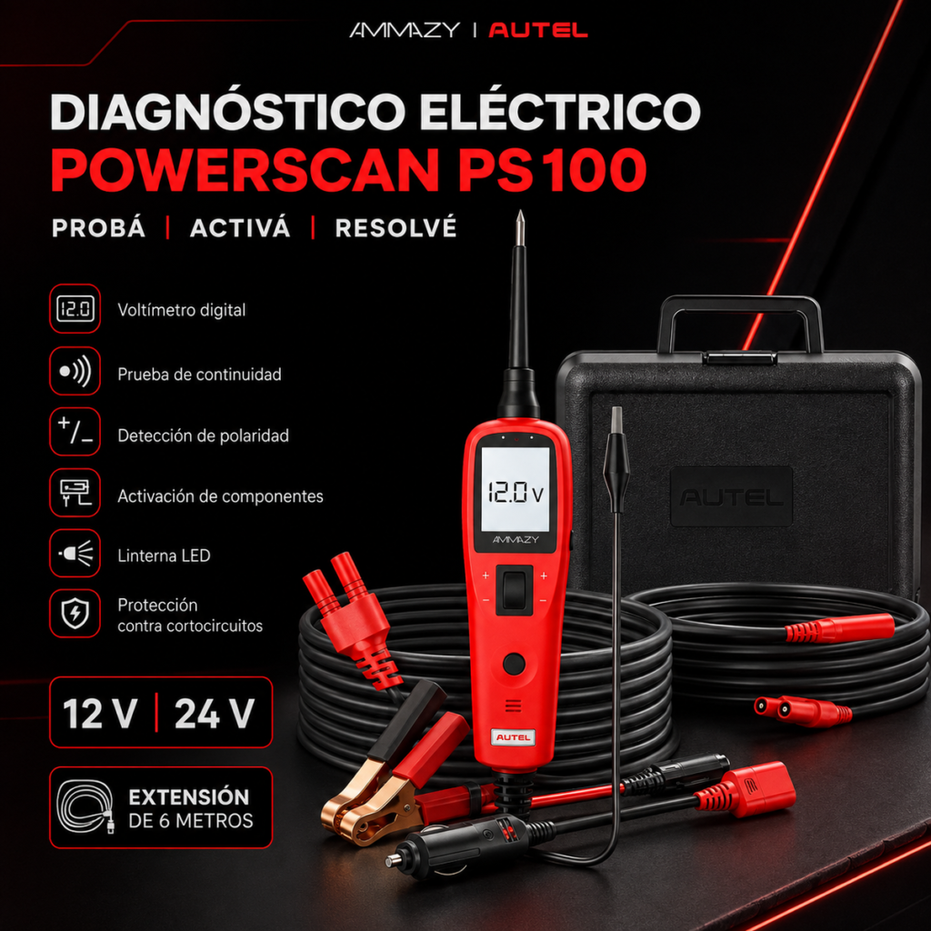 Scanner Automotriz Autel MaxiSys MS906 Pro + PS100