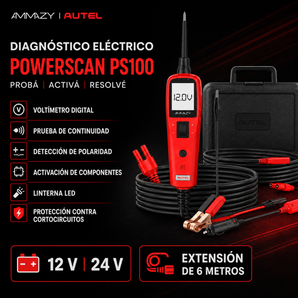 Scanner Automotriz Autel MaxiDAS DS900 + PS100