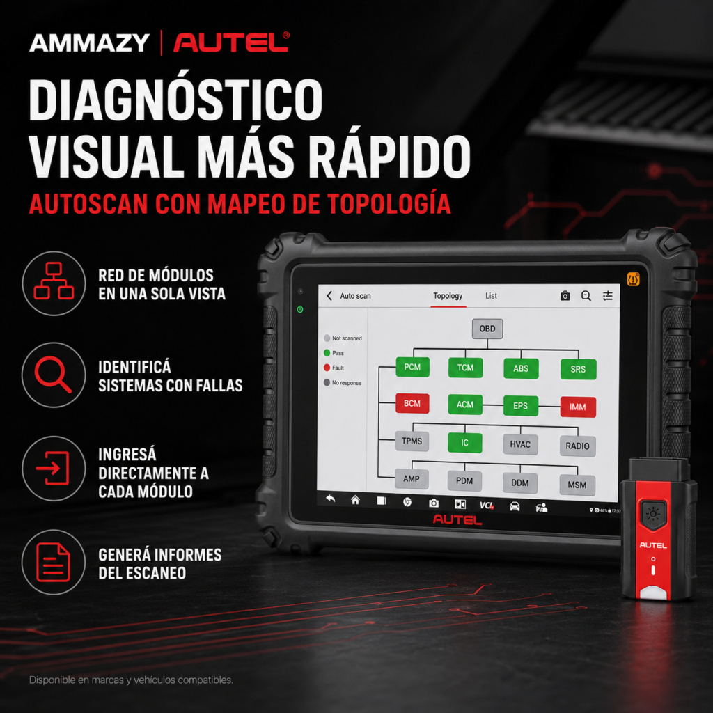 Scanner Automotriz Autel MaxiSys MS906 Max + PS100