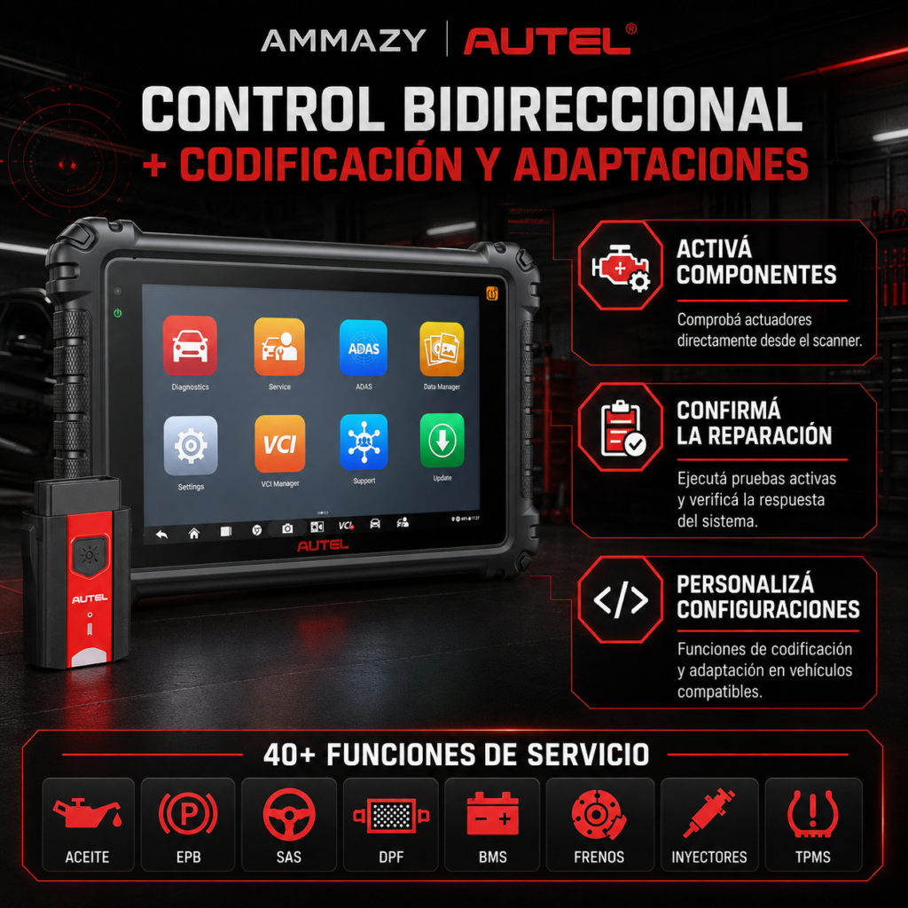 Scanner Automotriz Autel MaxiSys MS906 Max + PS100