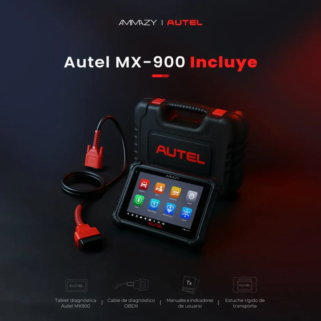 Scanner Automotriz Autel MaxiCheck MX900 + PS100