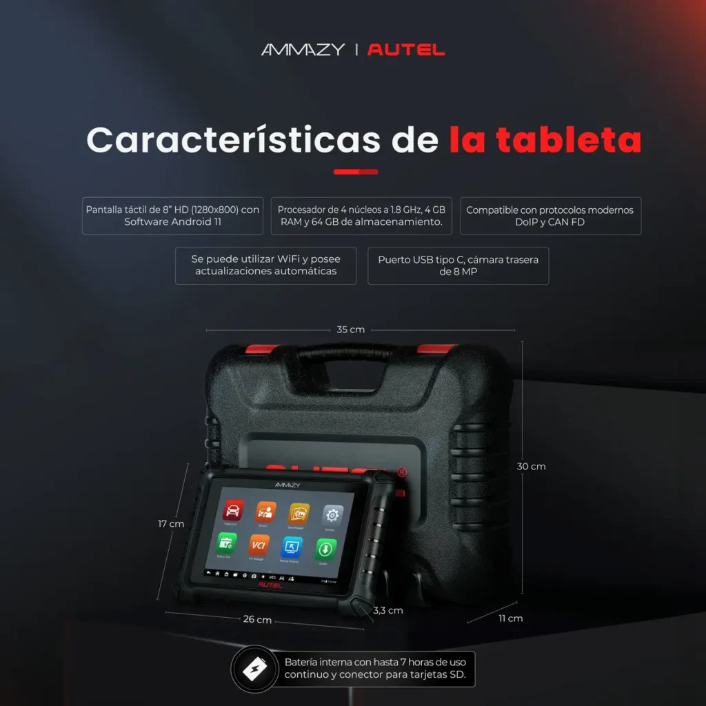 Scanner Automotriz Autel MaxiCheck MX900 + PS100