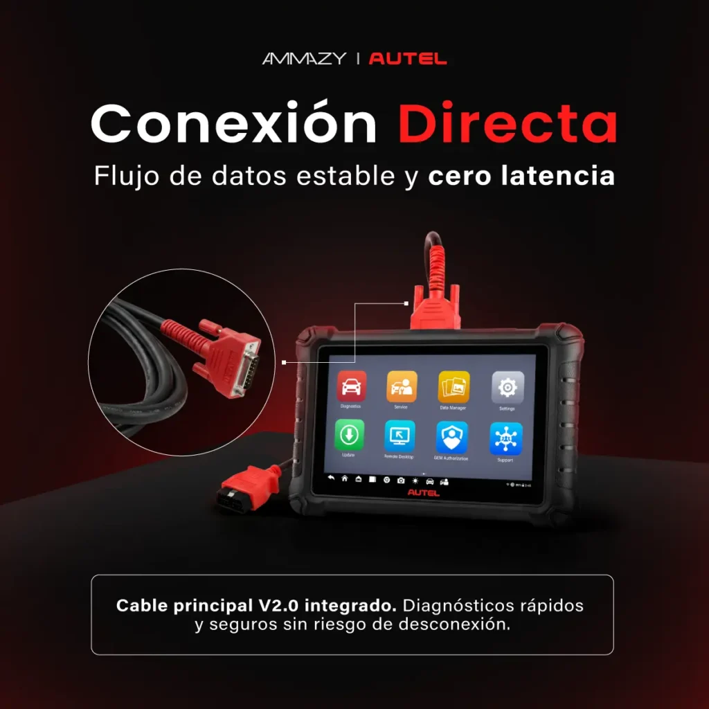 Scanner Automotriz Autel MaxiDAS DS900 CAN FD y DoIP