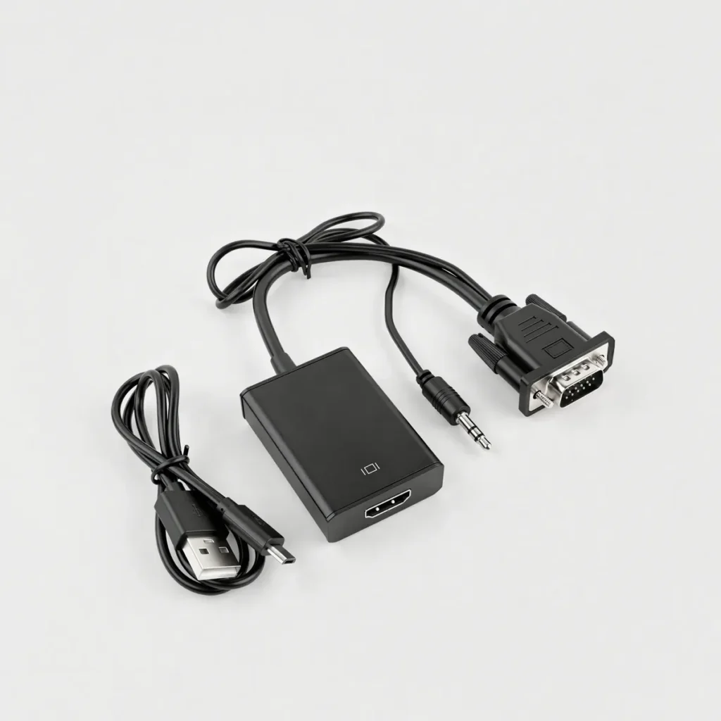 Conversor VGA a HDMI con Audio Full Hd AltaNet